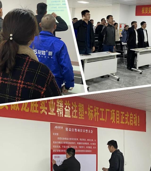 龍勝管業(yè)“精益注塑·標(biāo)桿工廠”項目正式啟動！